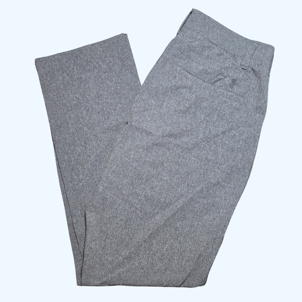 Under‎ Armour Match Play Golf Pants Grey Heather Mens 32x30 Performance Trousers